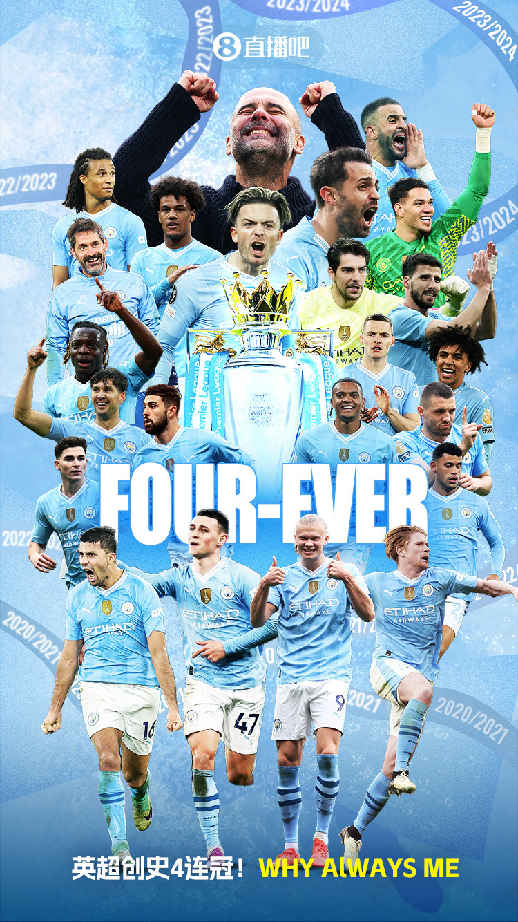 开云体育入口-曼城雄心勃勃，力争英超三连冠