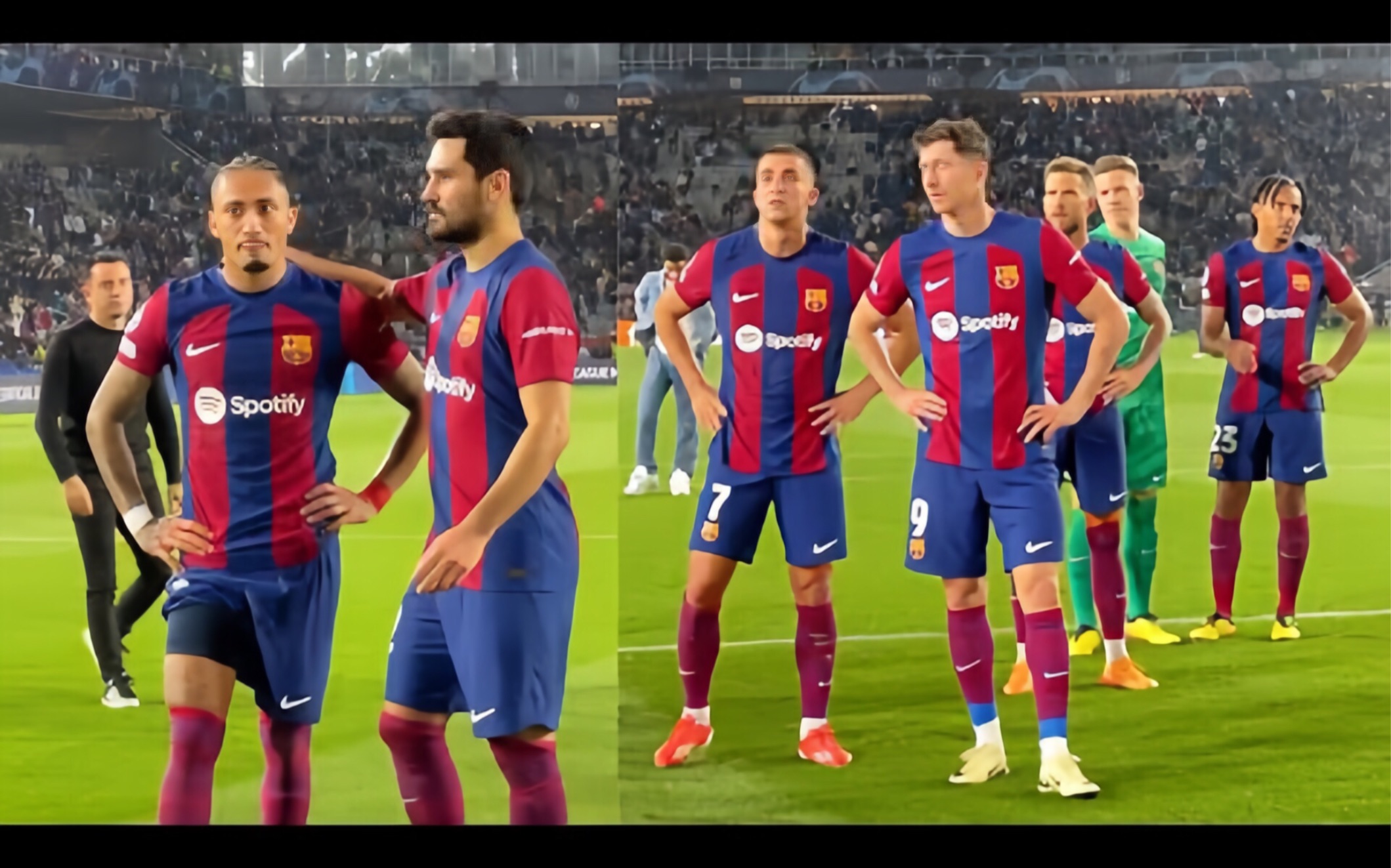 巴黎圣日耳曼队防守犹豫，惨遭淘汰