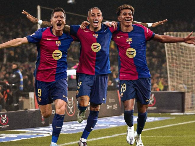 巴塞罗那新援出色发挥，西甲前四位置牢不可破